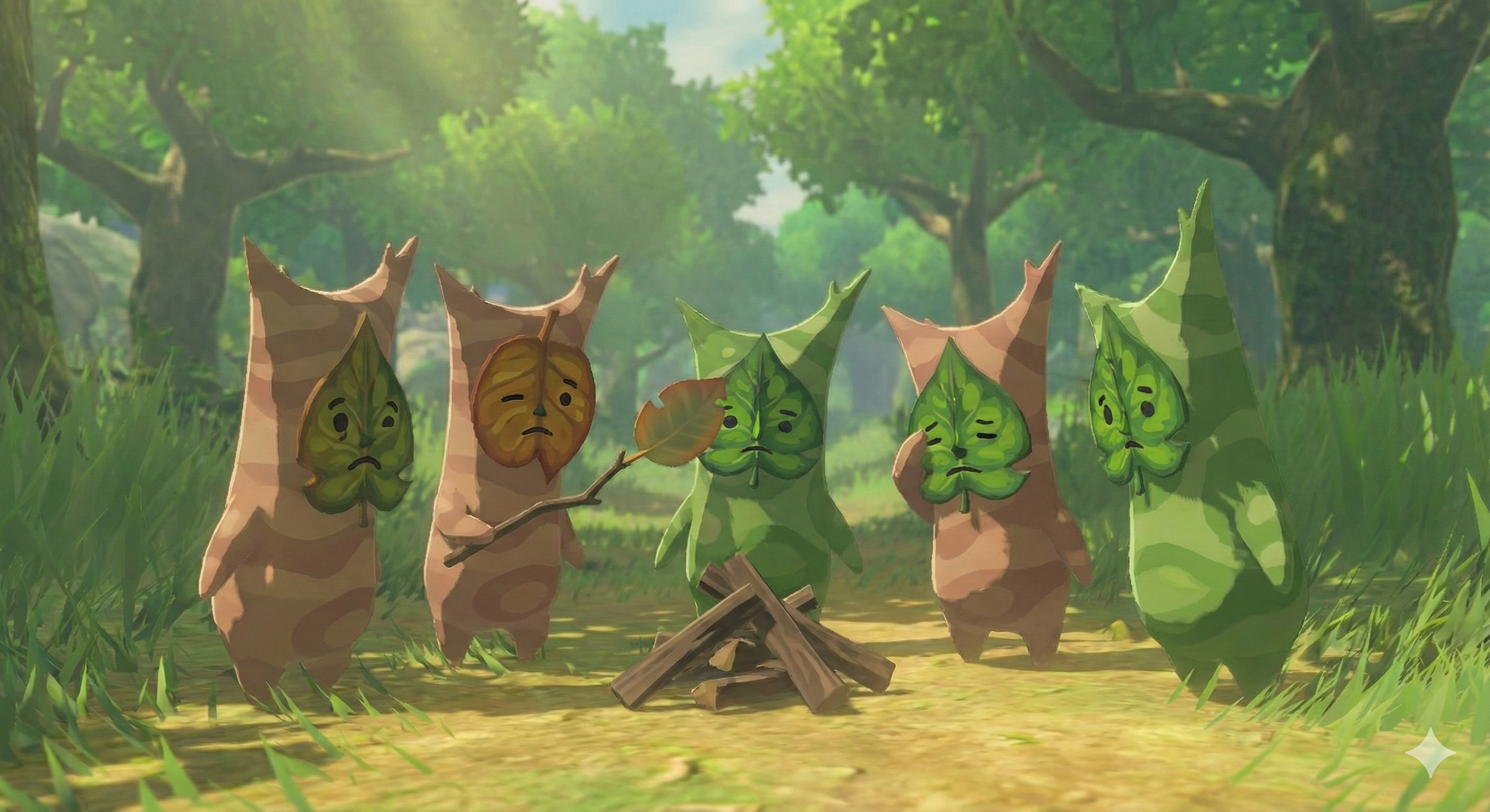 Koroks and fire
